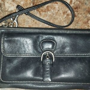 Black Coach wristlet